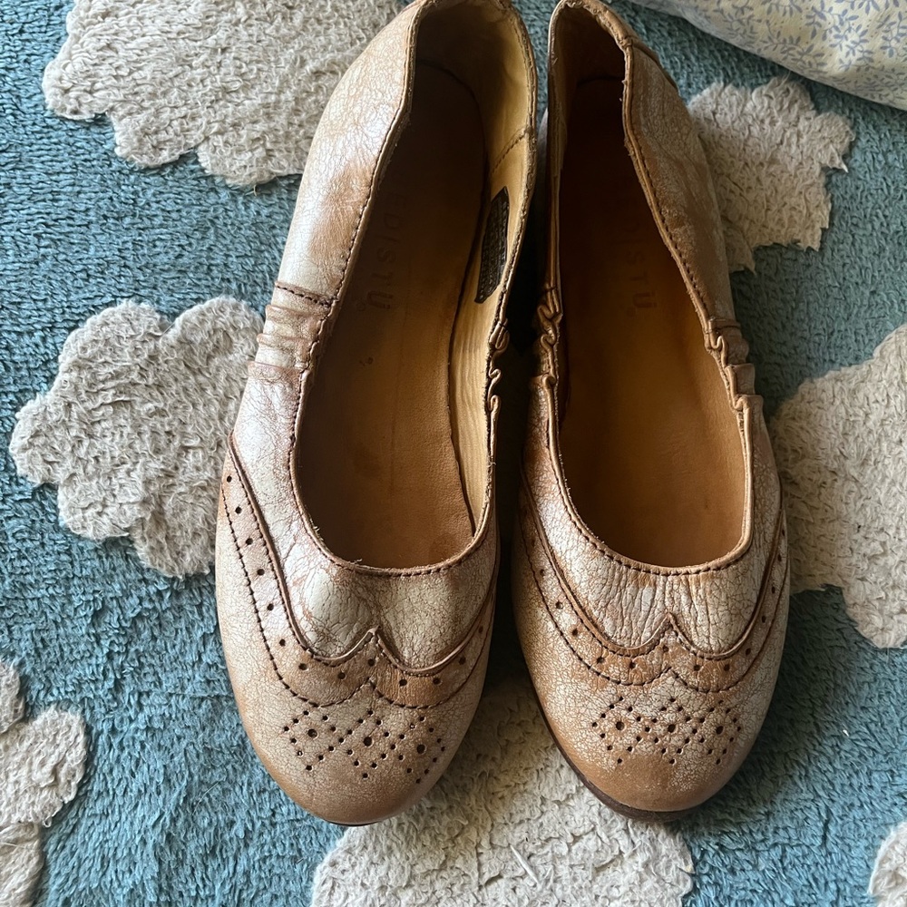 BED|STU Ballet Leather Flats